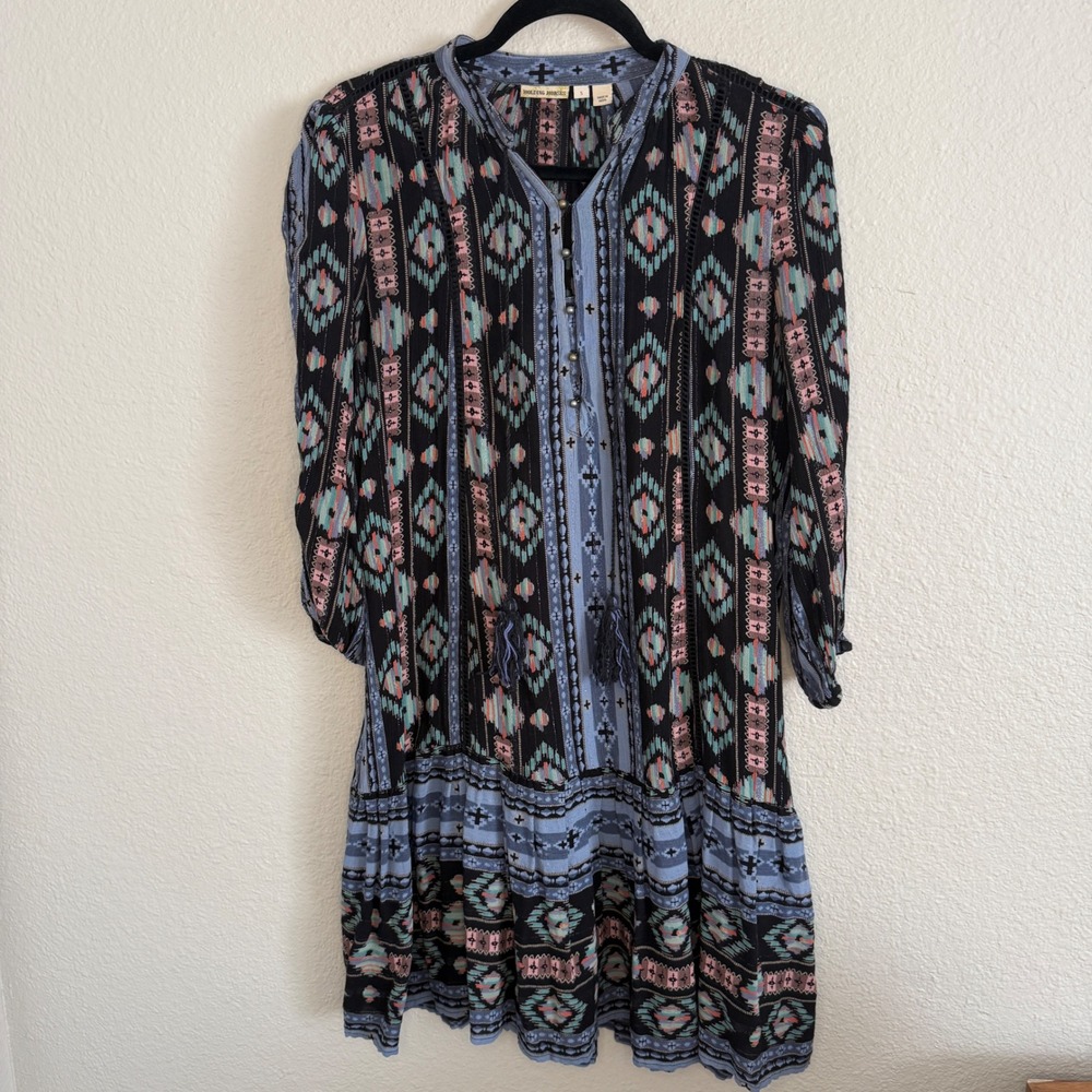 Anthropologie Boho Country Southwestern Dress Womens Small‎ Rodeo Festival Indie